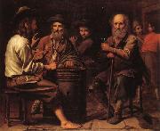 Mathieu le Nain Peasants in a Tavern Germany oil painting artist
